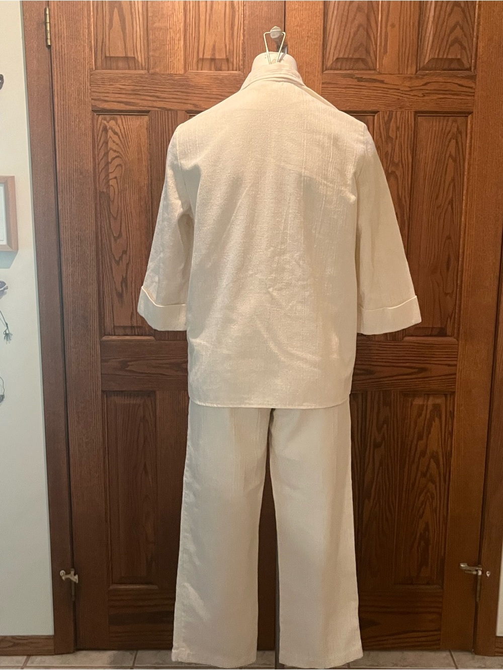 Vintage 70’s Cape Cod Match Mates Textured 2 piece Set - Blazer & Pants - Picture 3 of 11